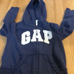 Lightweight navy blue gap zip up hoodie sz small